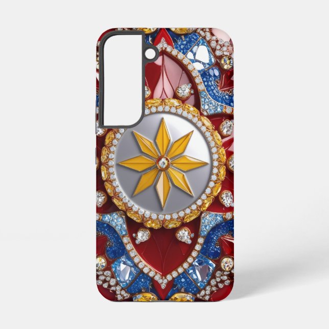 Samsung Galaxy S22 Case with Bahamas Colors (Back)