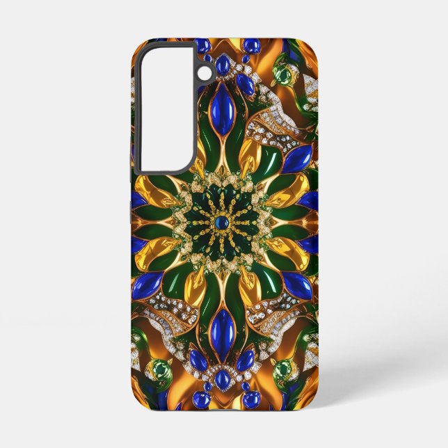 Samsung Galaxy S22 Case with Brazil Colors (Back)