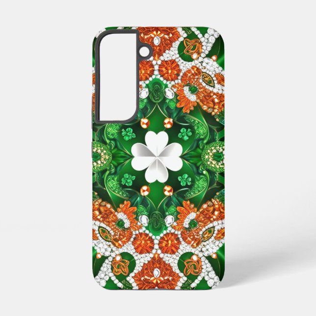 Samsung Galaxy S22 Case with Irish Colors (Back)