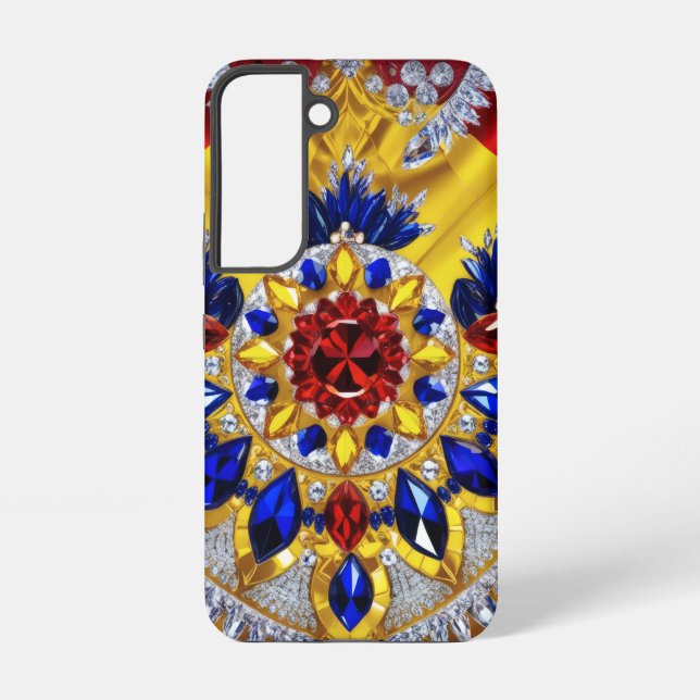 Samsung Galaxy S22 Case with Romanian Colors (Back)