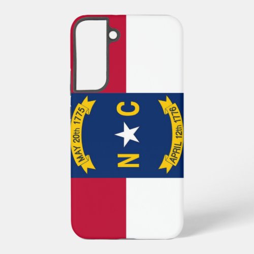 Samsung Galaxy S22 Plus Case Flag North Carolina