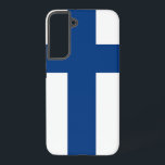 Samsung Galaxy S22 Plus Case Flag of Finland<br><div class="desc">Transform your Samsung Galaxy S22 Plus into a symbol of Finnish pride with our exclusive cover featuring the flag of Finland! Crafted with meticulous attention to detail, this cover proudly showcases the iconic design of the Finnish flag. The flag features a blue Nordic cross on a white field, symbolizing the...</div>