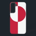Samsung Galaxy S22 Plus Case Flag of Greenland<br><div class="desc">Elevate your phone's style with our premium Samsung Galaxy S22 Plus Case with Greenland Flag, where bold design meets exceptional protection. Inspired by the iconic Greenland flag, this case showcases a striking blend of red and white tones that symbolize the country's unique culture and heritage. Whether you're safeguarding your device...</div>
