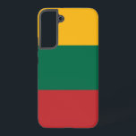 Samsung Galaxy S22 Plus Case Flag of Lithuania<br><div class="desc">Protect your Samsung Galaxy S22 Plus in style with our exclusive case featuring the flag of Lithuania! Designed with precision and cultural pride, this phone case is more than just a practical accessory—it’s a celebration of Lithuania’s national identity. The bold and vibrant Lithuanian flag takes center stage, making this case...</div>