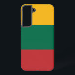 Samsung Galaxy S22 Plus Case Flag of Lithuania<br><div class="desc">Protect your Samsung Galaxy S22 Plus with style and national pride using our exclusive case featuring the flag of Lithuania! Meticulously designed to offer both durability and cultural expression, this phone case is more than just a protective cover—it’s a vibrant celebration of Lithuania’s identity. Displaying the bold and colorful Lithuanian...</div>