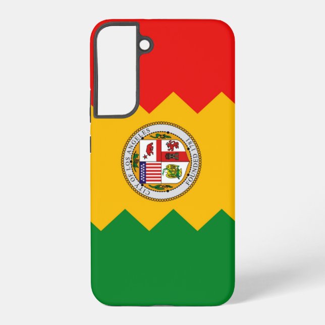 Samsung Galaxy S22 Plus Case Flag of Los Angeles (Back)