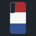 Samsung Galaxy S22 Plus Case Flag of Netherlands<br><div class="desc">Introducing our Samsung Galaxy S22 Plus cover featuring the flag of the Netherlands, designed to blend protection with a celebration of Dutch heritage. Crafted with meticulous attention to detail, this cover proudly displays the iconic tricolor of red, white, and blue, symbolizing the Netherlands' history, culture, and national identity. Whether you're...</div>