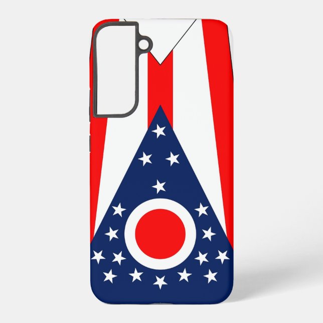 Samsung Galaxy S22 Plus Case Flag of Ohio (Back)