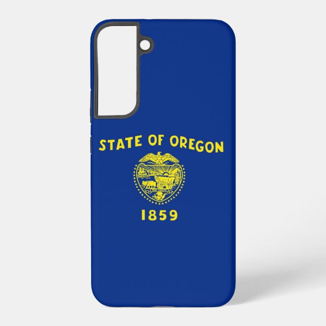 Samsung Galaxy S22 Plus Case Flag of Oregon (Back)