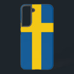 Samsung Galaxy S22 Plus Case Flag of Sweden<br><div class="desc">Introducing our Samsung Galaxy S22 Plus cover featuring the flag of Sweden, designed to blend protection with a celebration of Swedish heritage! Crafted with meticulous attention to detail, this cover proudly displays the iconic yellow cross on a blue background of the Swedish flag, symbolizing the nation's history, culture, and values....</div>