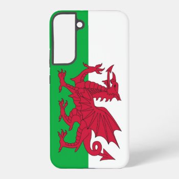 Samsung Galaxy S22 Plus Case Flag Of Wales by AllFlags at Zazzle