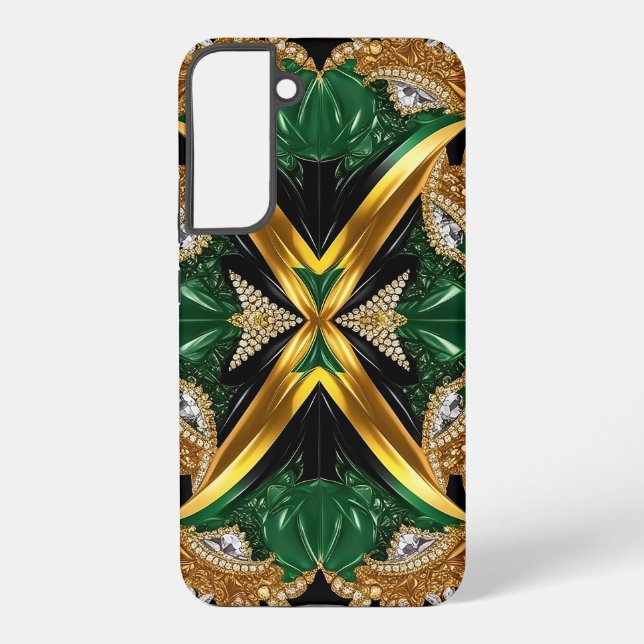 Samsung Galaxy S22 Plus Case Jamaican Colors (Back)