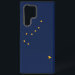Samsung Galaxy S22 Ultra Case Flag of Alaska, U.S<br><div class="desc">Elevate your Samsung Galaxy S22 Ultra with pride in Alaska with our exclusive cover featuring the flag of Alaska! Crafted with meticulous attention to detail, this cover proudly showcases the iconic design of the Alaskan flag. The flag features eight gold stars in the shape of the Big Dipper and the...</div>
