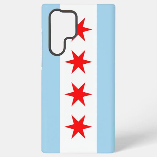 Samsung Galaxy S22 Ultra Case Flag of Chicago