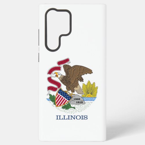 Samsung Galaxy S22 Ultra Case Flag of Illinois