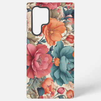 Samsung Galaxy S22 Ultra Case, Florals pattern Case