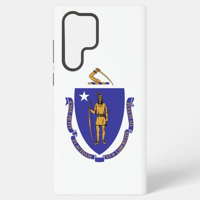 Samsung Galaxy S22 Ultra Case Massachusetts flag (Back)