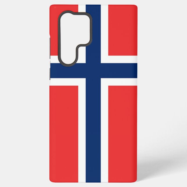 Samsung Galaxy S22 Ultra Case Norway flag (Back)