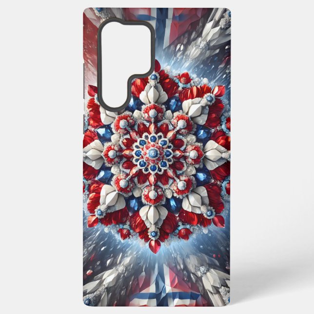 Samsung Galaxy S22 Ultra Case Norwegian Colors  (Back)