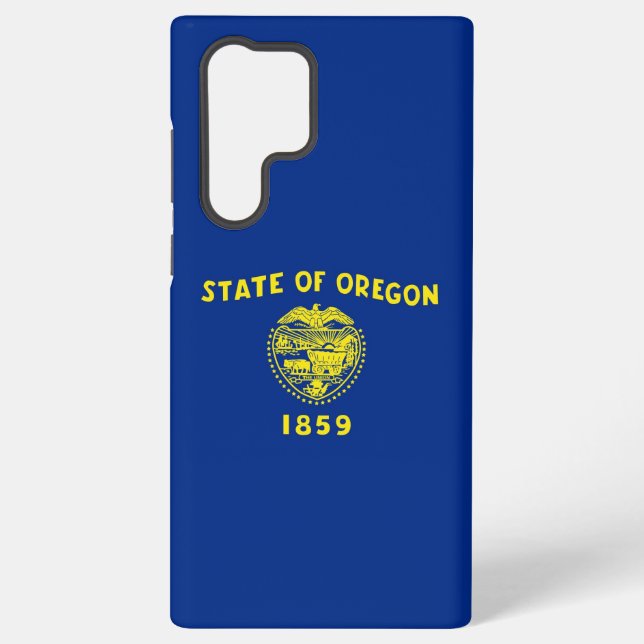 Samsung Galaxy S22 Ultra Case Oregon flag (Back)