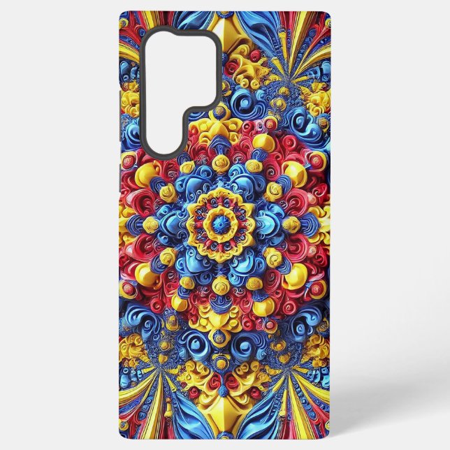 Samsung Galaxy S22 Ultra Case Romanian Colors (Back)