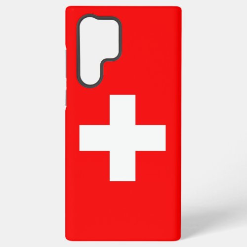 Samsung Galaxy S22 Ultra Case Switzerland flag