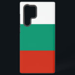 Samsung Galaxy S22 Ultra Case with Bulgaria flag<br><div class="desc">Enhance your Samsung Galaxy S22 Ultra with our exclusive phone cover featuring the flag of Bulgaria! Crafted with meticulous attention to detail, this phone cover proudly showcases the iconic design of the Bulgarian flag. The flag features three horizontal bands of white, green, and red, with the national coat of arms...</div>