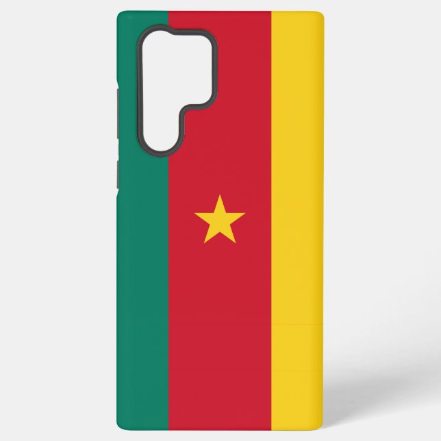 Samsung Galaxy S22 Ultra Case with Cameroon flag (Back)