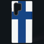 Samsung Galaxy S22 Ultra Case with Finland flag<br><div class="desc">Transform your Samsung Galaxy S22 Ultra into a symbol of Finnish pride with our exclusive cover featuring the flag of Finland! Crafted with meticulous attention to detail, this cover proudly showcases the iconic design of the Finnish flag. The flag features a blue Nordic cross on a white field, symbolizing the...</div>