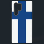 Samsung Galaxy S22 Ultra Case with Finland flag<br><div class="desc">Transform your Samsung Galaxy S22 Ultra into a symbol of Finnish pride with our exclusive cover featuring the flag of Finland! Crafted with meticulous attention to detail, this cover proudly showcases the iconic design of the Finnish flag. The flag features a blue Nordic cross on a white field, symbolizing the...</div>