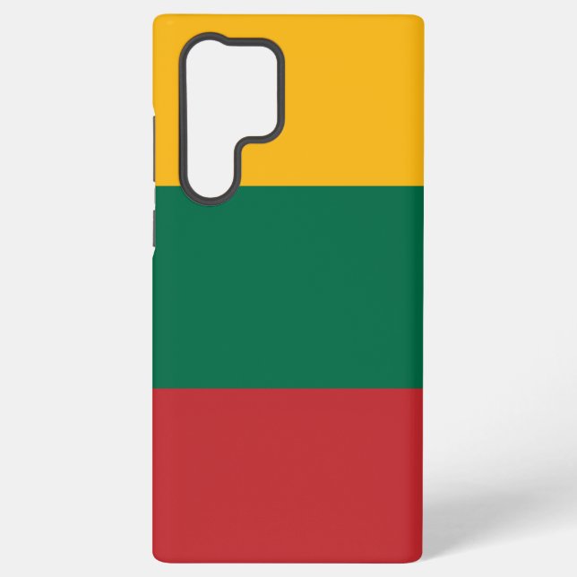 Samsung Galaxy S22 Ultra Case with Lithuania flag (Back)