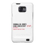 Donna M Jones Ash~Crescent   Samsung Galaxy S2 Cases