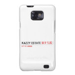 KAZZY ESTATE  Samsung Galaxy S2 Cases