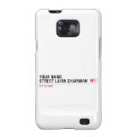 Your Name Street Layin chairman   Samsung Galaxy S2 Cases