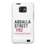Abdalla  street   Samsung Galaxy S2 Cases