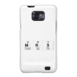 Mrs   Samsung Galaxy S2 Cases