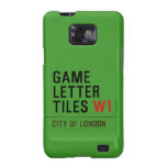 Game Letter Tiles  Samsung Galaxy S2 Cases