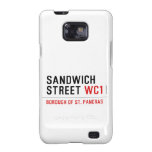 Sandwich Street  Samsung Galaxy S2 Cases