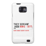 THEY SCREAM'  ABDI  Samsung Galaxy S2 Cases