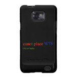 canot place  Samsung Galaxy S2 Cases