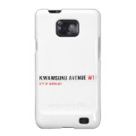 KwaMsunu Avenue  Samsung Galaxy S2 Cases
