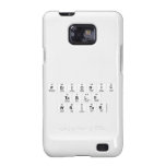 Periodic Table Writer  Samsung Galaxy S2 Cases