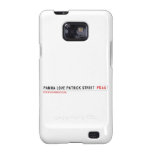 panna love patrick street   Samsung Galaxy S2 Cases