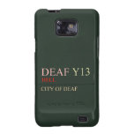 deaf  Samsung Galaxy S2 Cases