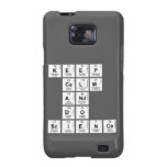 KEEP
 CALM
 AND
 DO
 SCIENCE  Samsung Galaxy S2 Cases