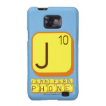 J
 JENNIFER'S
 PHONE  Samsung Galaxy S2 Cases