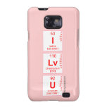 I
 Lv
 U  Samsung Galaxy S2 Cases