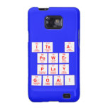 ITS A
 POWER
 PLAY
 GOAL!  Samsung Galaxy S2 Cases