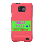 lyricas Street  Samsung Galaxy S2 Cases