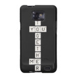    T
 YOU
    G
    E
    T
    H
 ME
    R  Samsung Galaxy S2 Cases